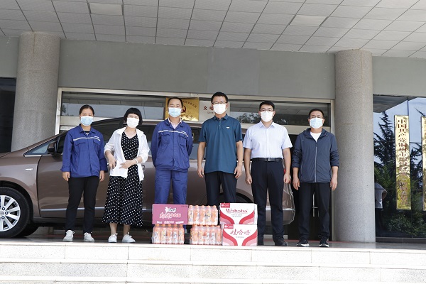情系一線，攜手抗疫——銅川海創(chuàng)慰問疫情防控一線工作人員