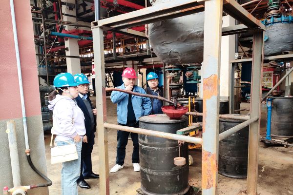 祁陽海創(chuàng)總經理助理鄭永軍一行前往岳陽景嘉化工公司開展技術交流
