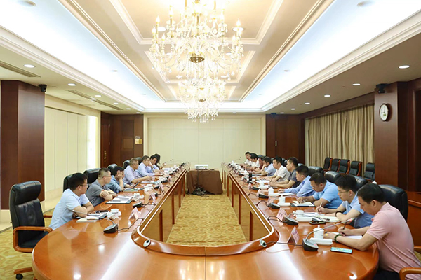 宜春市宜豐縣領(lǐng)導一行到海螺環(huán)保訪問交流